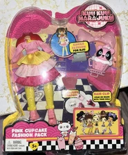 KUU KUU HARA JUKU Pink Cupcake Fashion Pack Clothes,Accessories,Hair Clip NIB 
