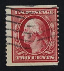 CKStamps: US Stamps Collection Scott#353 2c Washington Used Crease