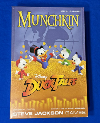 Munchkin Disney DuckTales Card Game 2019 Steve Jackson Games New Sealed