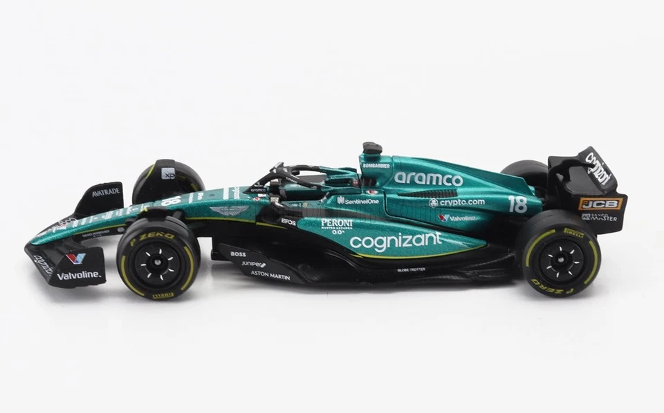 MODELLINO AUTO STATICO BURAGO ASTON MARTIN F1 AMR23 2023 LANCE STROLL SCALA 1/43 - Immagine 3 di 4