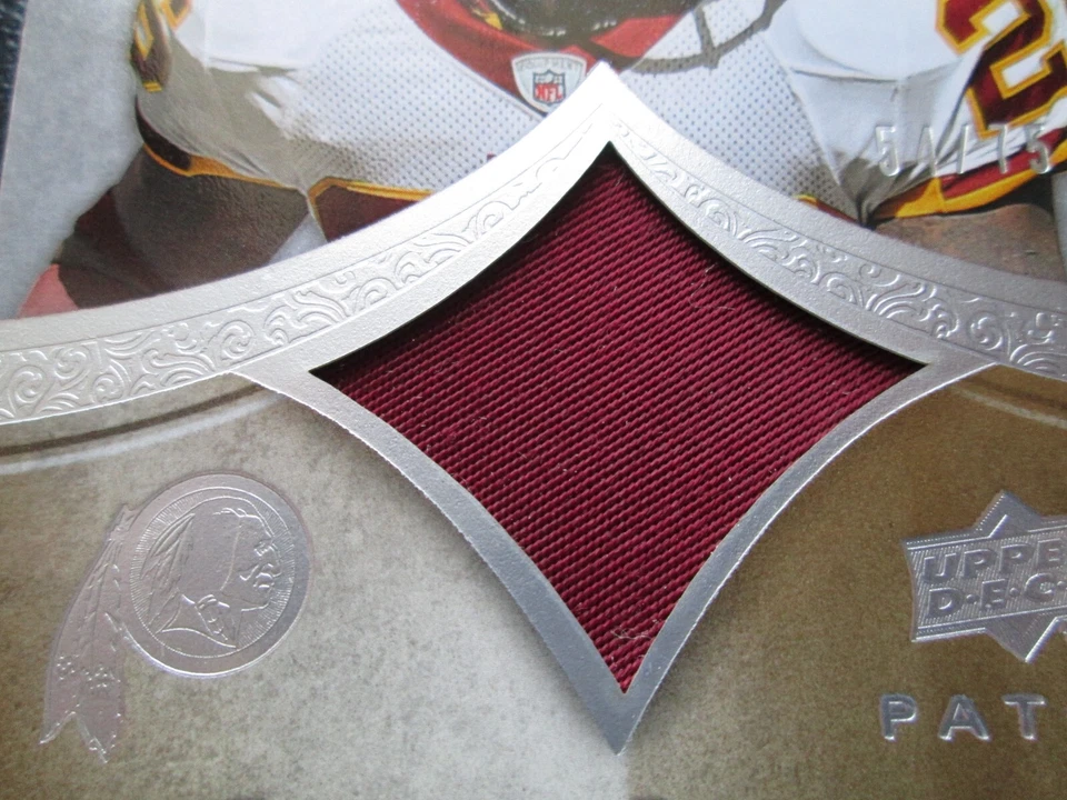 CLINTON PORTIS 2009 EXQUISITE PATCH SILVER GAME WORN JERSEY PATCH CARD #54/75 - Image 2 of 4