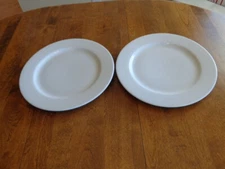 HOMER LAUGHLIN PRISTINE 12” RESTAURANT WARE CHOP PLATE ROUND PLATTER LOT OF 2