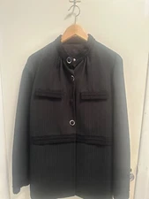 New Black Giorgio Armani Women's Blazer/Jacket Size 48