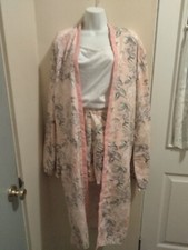 Pink Floral Kimono Short Set
