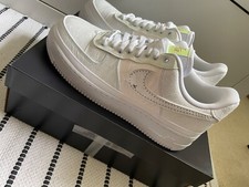 Nike Air Force 1 'PASTEL REVEAL' TearAway BIANCO ROSA DJ6901-600 UK 9 EUR 41
