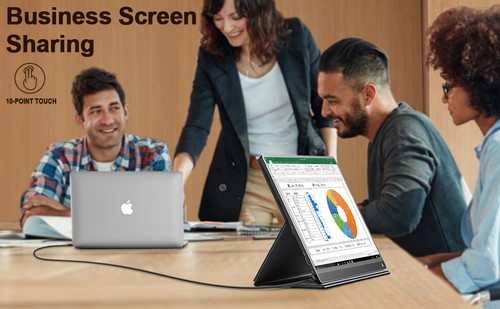 Portable Monitor 15.6" 60HZ Touch Battery 1920*1080 IPS Display for PC Lapdock A - Picture 13 of 15