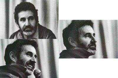 Breyten Breytenbach, Paris, February 1983. 3 digital prints 24x32cm