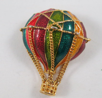 Hot Air Balloon Brooch Hot Air Balloon Brooch