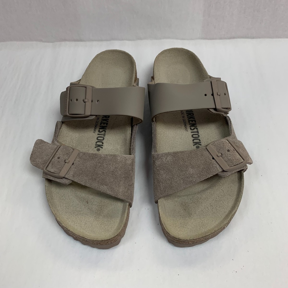 Birkenstock Arizona Split Gray Taupe Regular Fit Sandals Birkenstock Arizona Essentials EVA Sandal in Gray Taupe main image 3