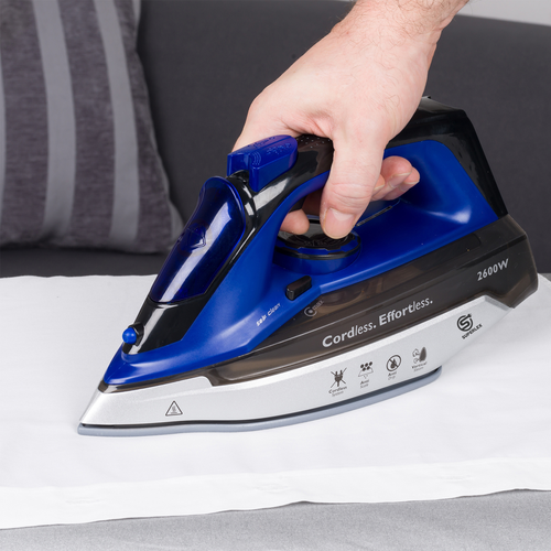 2in1 Cordless Steam Generator Iron 2600W Ceramic Soleplate Self Clean
