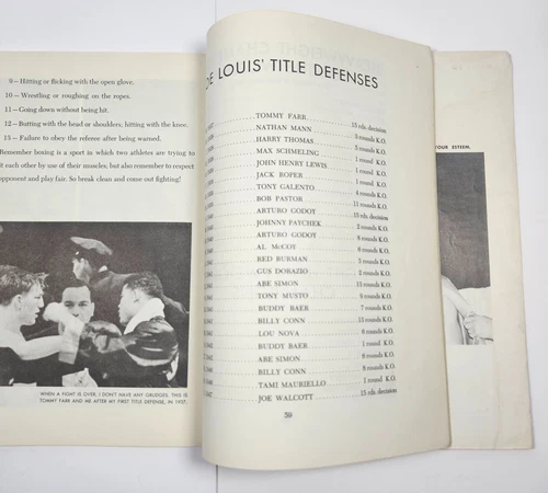 1948 Joe Louis How to Box Book David McKay Company IBHOF The Brown Bomber Boxing - 画像15/21