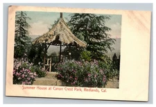 Vintage 1900's Postcard Summer House Canon Crest Park Redlands California