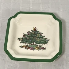 Spode Christmas Tree Ashtray Small Dish Candy Nuts Serving 