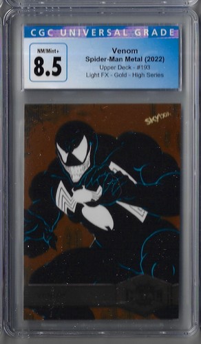 2022 Spider-Man Metal Venom  - High Series  Gold CGC 8.5
