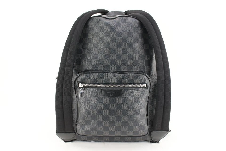 Louis Vuitton Josh Backpack Damier Graphite Black in Coated Canvas