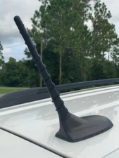 7" Short Black Rubber Spiral Antenna Mast Radio for CHEVROLET EQUINOX 2007-2017