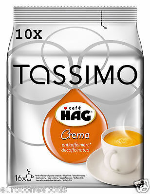 frase Incomodidad Estereotipo Café descafeinado Tassimo Cafe Hag, paquete de 10, 160 t-disco/bebidas |  eBay