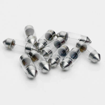 PAP AUDIO PARTS 10 x 12V 8W 666mA 0,666A S8,5 SV8,5 Soffitte 11x30 / lampadina lampada / lampadina