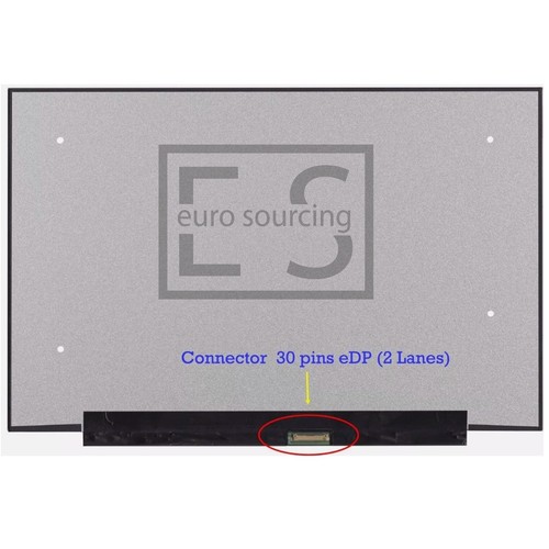 14.0" LED LCD IPS WUXGA DISPLAY PANEL COMPATIBLE FOR LENOVO FRU 5D11K06185 - Zdjęcie 3 z 7