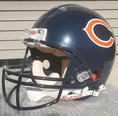 Riddell Authentic VSR-4 Helmet NFL Chicago Bears Large NO BOX - Zdjęcie 1 z 18
