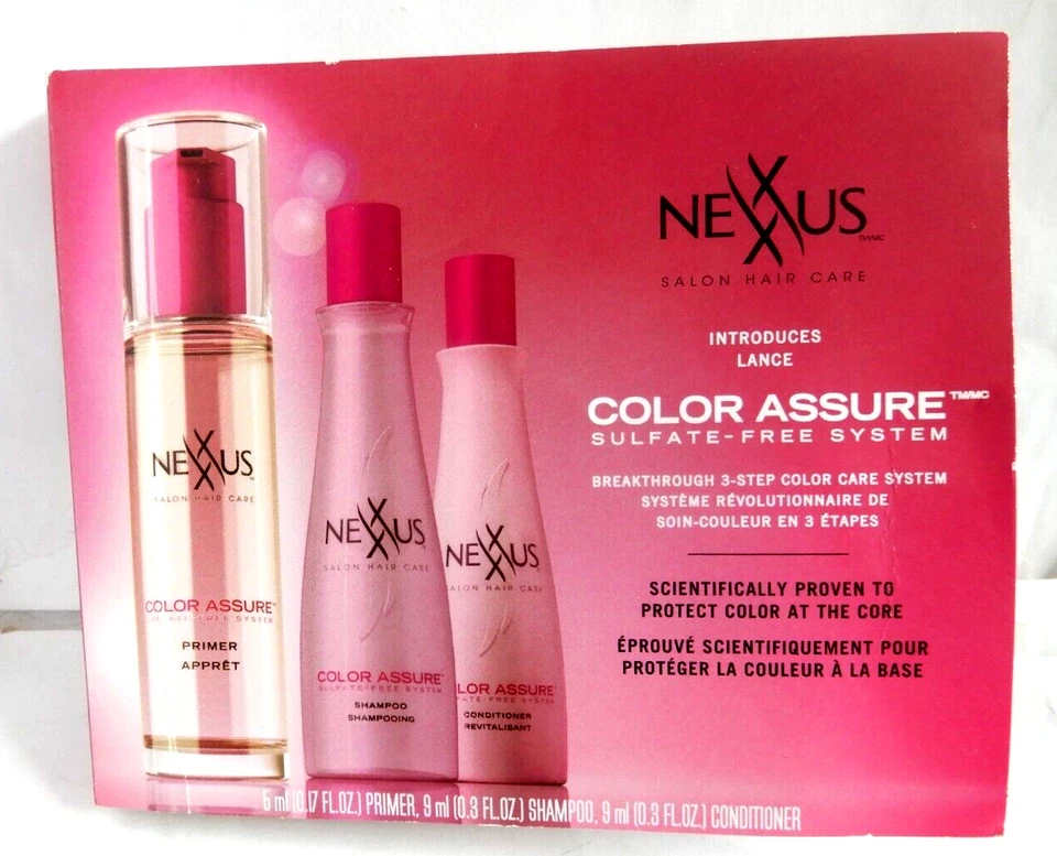 NEXXUS COLOR ASSURE Long Lasting Vibrancy SHAMPOO CONDITIONER PRIMER Travel Size - Image 2 of 4