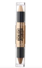 Hard Candy Highlight & Contour Face Duo Stick, 0.184 oz  MEDIUM  Full Size 