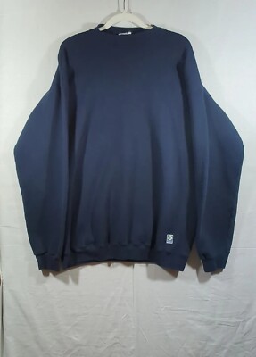 Vintage Discus Athletic Sweatshirt Mens  Navy Blue Crewneck Pullover XLT