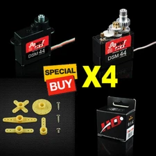 POWER HD Coreless Motor 22.2 oz  / .07 Aluminum Gear Digital Mini Servo (4)