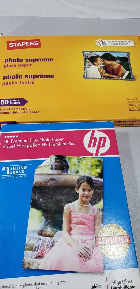 HP Premium Plus Photo Paper High Gloss 4" x 6" 100 Sheets NEW Plus other huge lo - Image 2 of 3