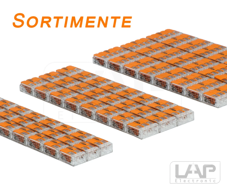 WAGO Klemmen 221 SET Compact Hebelklemme I 221-412 221-413 221-415 I Sortiment