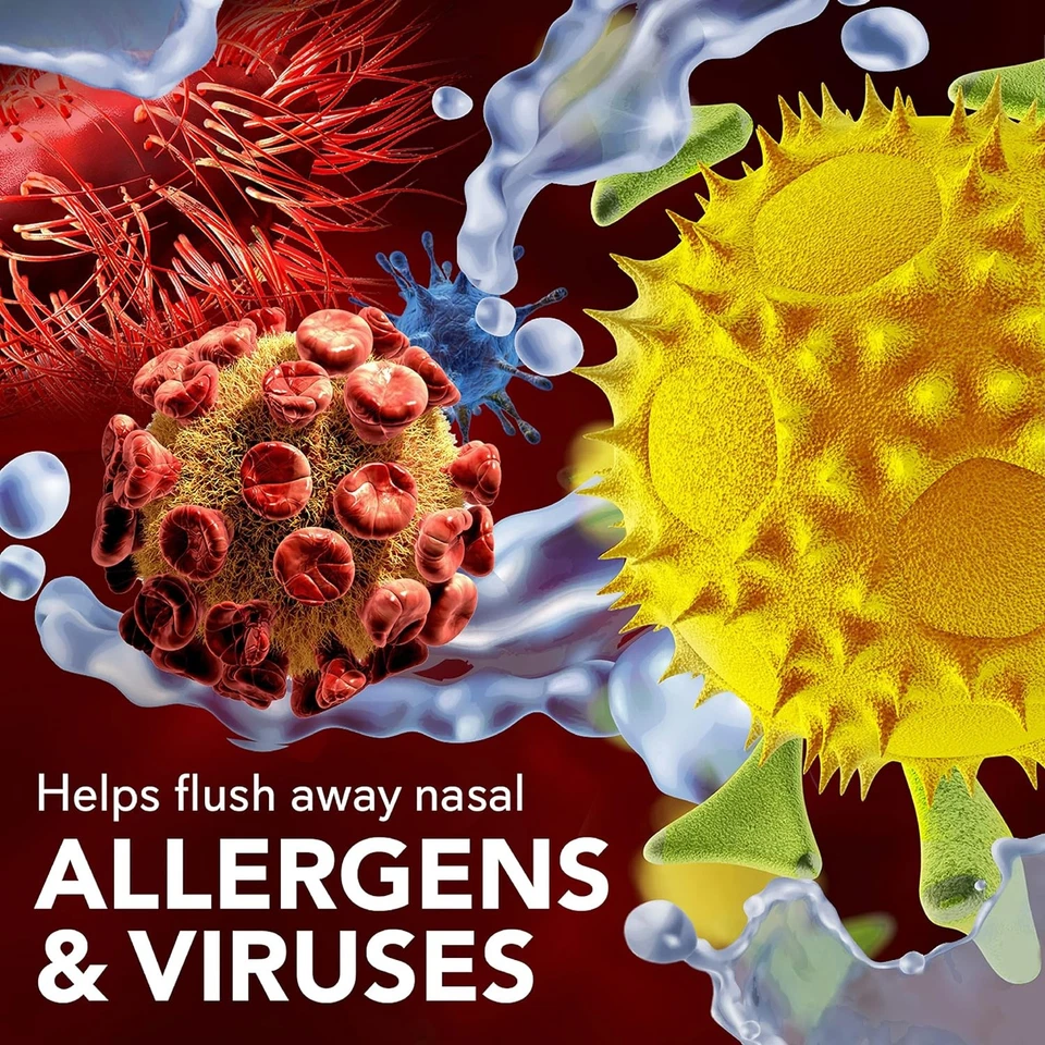 Предварительно смешанные солевые пакеты SinuCleanse для ополаскивания пазух и системы орошения носа - Изображение 4 из 4