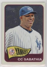 2014 Topps Heritage Chrome 594/999 CC Sabathia #THC-330 HOF 4o6