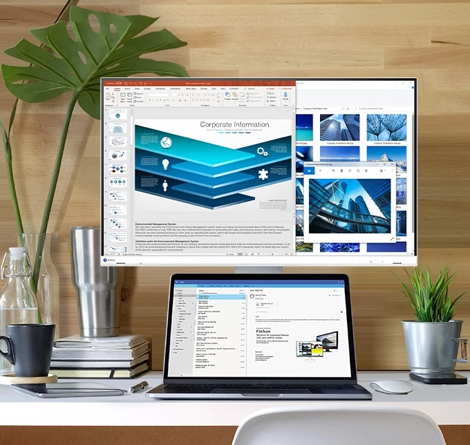 EIZO FlexScan EV2480 23.8-inch IPS LCD Monitor White Unused - Image 3 of 4