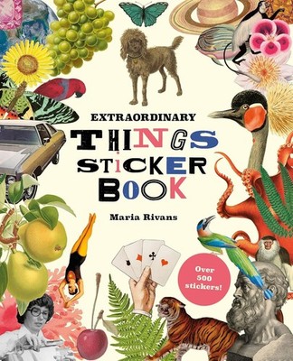 Extraordinary Things Sticker Book Hardcover by Rivans, Maria