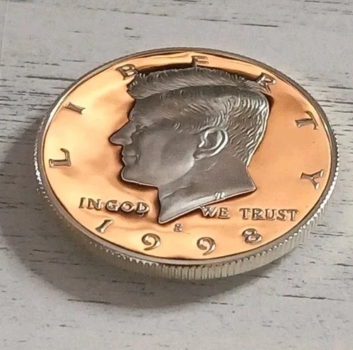 1998-S Wow! Silver Dcam Proof Kennedy Half Dollar - Free Shipping!