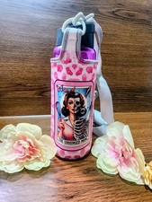 Custom Water Bottle Holder Sleeve w/ Strap - Any Design 