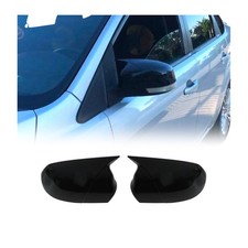 Spiegelkappen für Ford Focus C-MAX Focus mk2 Mondeo mk3 ABS Schwarz Glanz