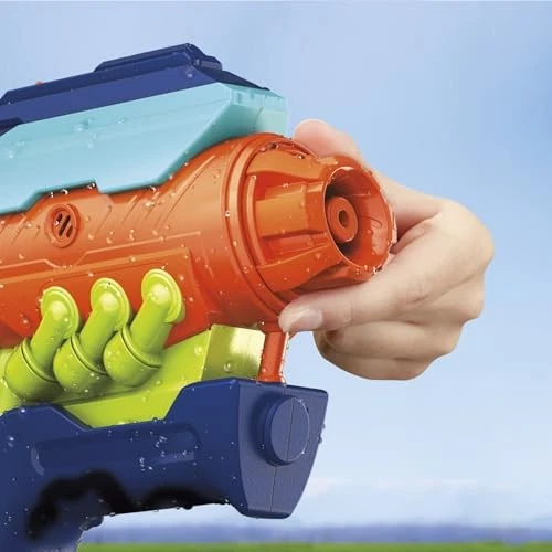 NERF SUPER SOAKER POWER DRENCH XL WATER BLASTER HIGH PERFORMANCE BLASTING - BLUE - Image 4 of 4