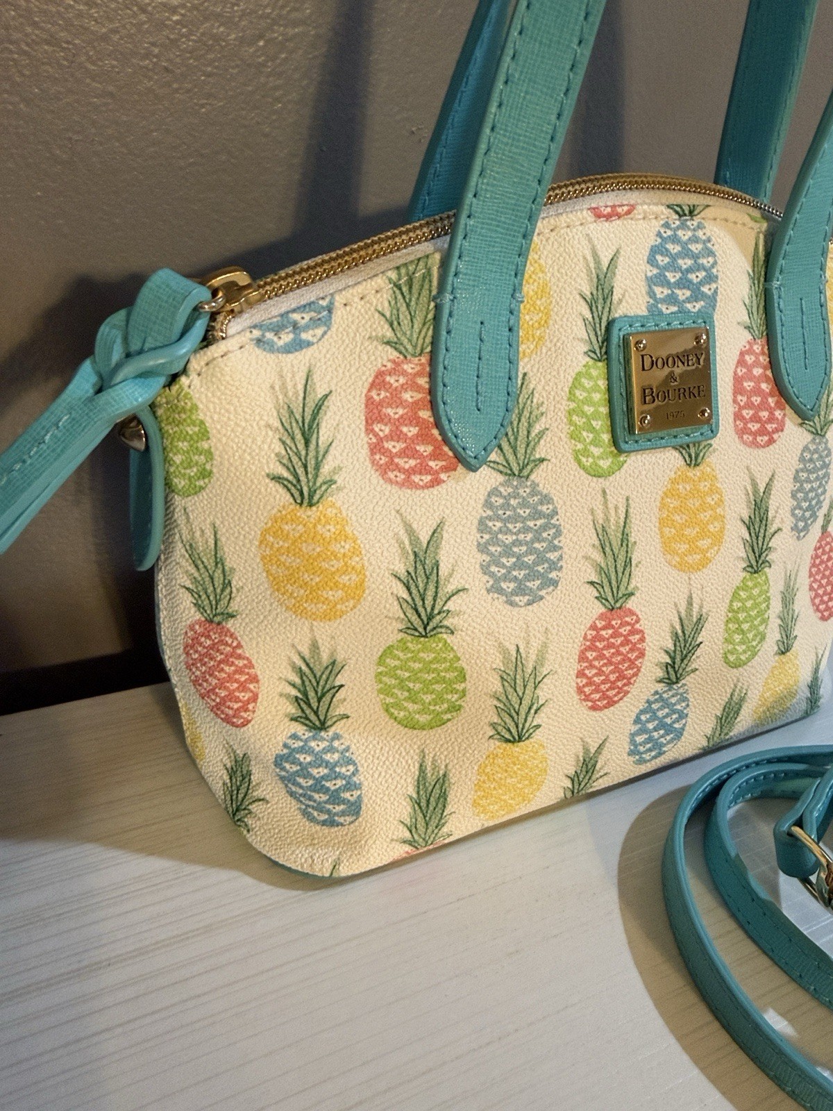 Dooney & Bourke Pineapple Mini Ruby Crossbody Bag. - image 3