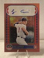 2025 Panini Stars and Stripes Luke Esquivel NTS-LE /99 Auto Red