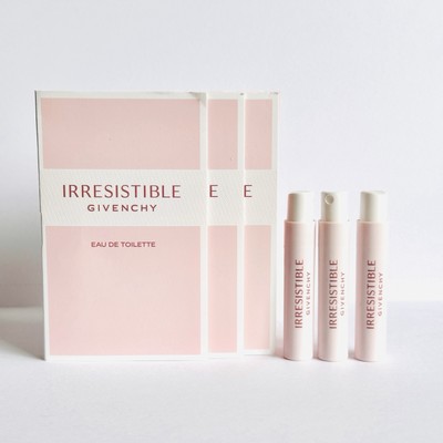 3 x Givenchy Irresistible Eau de Toilette Sample Spray 1 ml each