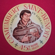 ÉTIQUETTE FROMAGE CAMEMBERT  LORRAINE 54