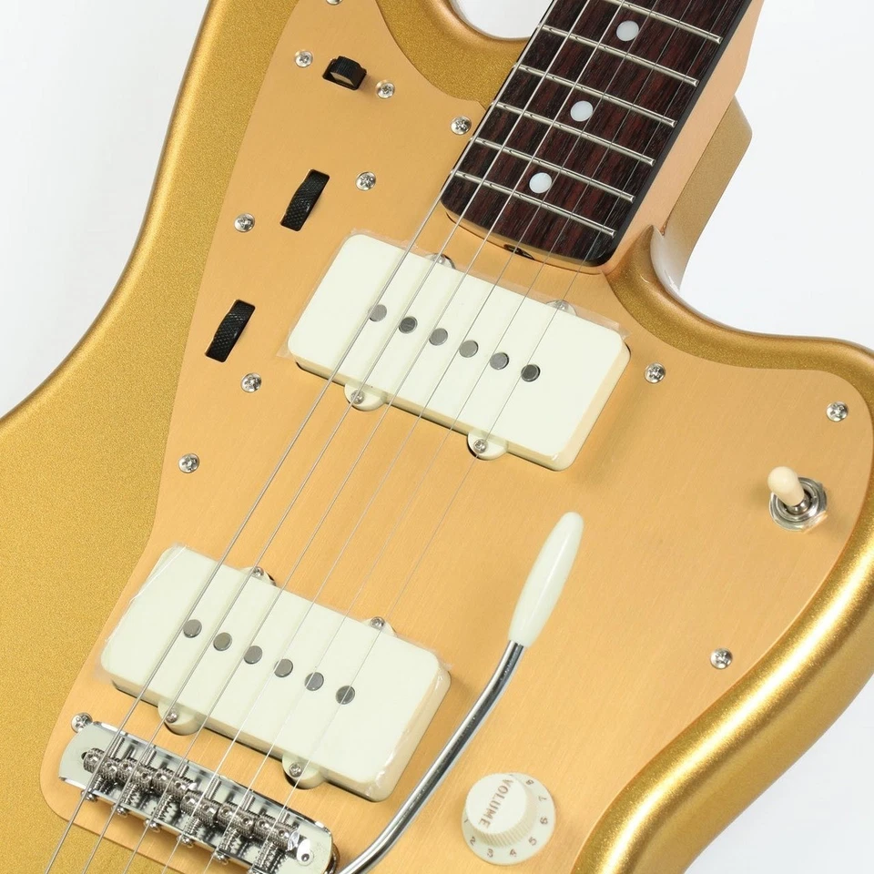 Fender FSR MIJ Tradicional Jazzmaster Cabeza a Juego Místico Azteca Dorado JAPÓN Nuevo Foto 3 de 4