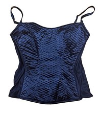 Women s Black Corset Top Shaping Hook Eye Closure 34C