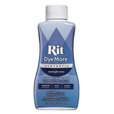 Rit DyeMore Midnight Navy 7oz Synthetic Fiber Dye for Fabrics and Blends
