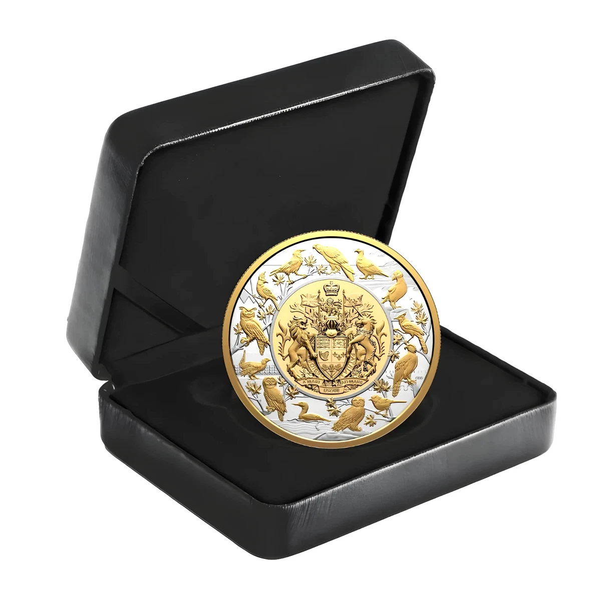 Moneda de plata de Canadá "Aves de Canadá" 2024 prueba 5 oz Royal Canada Mint