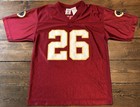 NFL Washington Redskins Clinton Portis #26 NFL players Jersey Youth Large Maroon