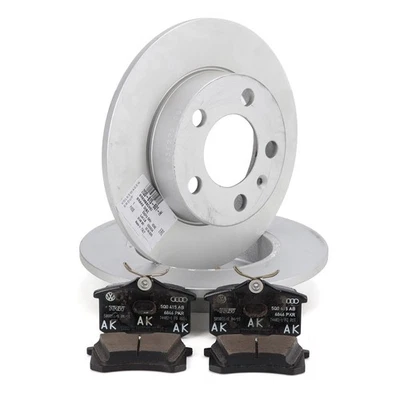 Bremsscheiben Ø 230mm + Beläge für VW GOLF 4 POLO 4 5 6 A1 8X A2 A3 8L1 hinten - Bild 1 von 4