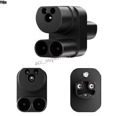 1X CCS 2 Combo Typ 2 Adapter Kompressor für Tesla Model S,3,X,Y Typ 2