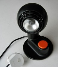 Vintage, & Stylish Osram Concentra Aglio Orange Dot Table Lamp, Working Well